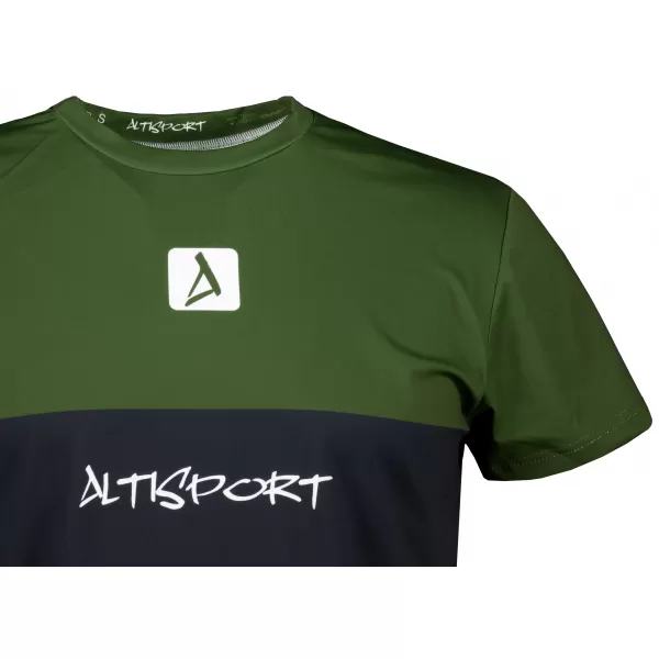  Männer funktionaler T -Shirt Premium Plus ALTISPORT VOJ/ALM051TR02 KHAKI 