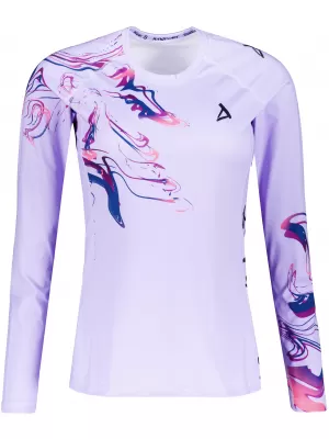 Frauen funktionales t -Shirt mit langen Ärmeln Premium ALTISPORT VOJ/ALW064TR03 LILA