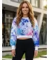 Funktionelle Sweatshirt -Premium von Frauen von Frauen ALTISPORT VOJ/ALW055MI08 LILA/BLAU