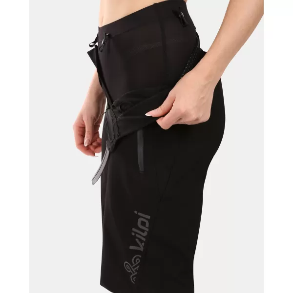  Damenfahrradshorts KILPI HIXON-W YL0417KI SCHWARZ 