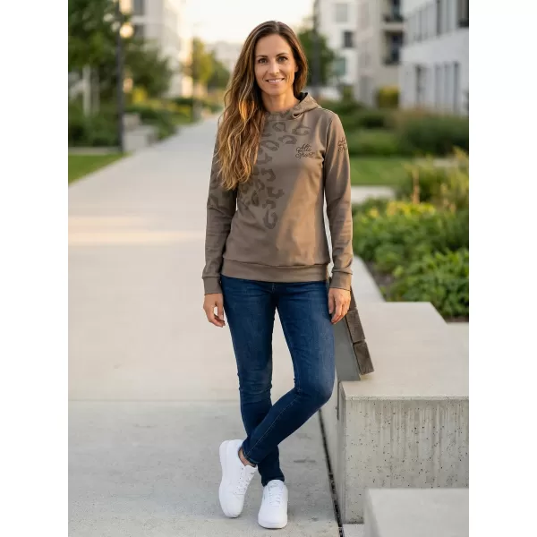  Funktionaler Sweatshirt -Prämie von Frauen ALTISPORT VOJ/ALW047MI01 HELLBRAUN 