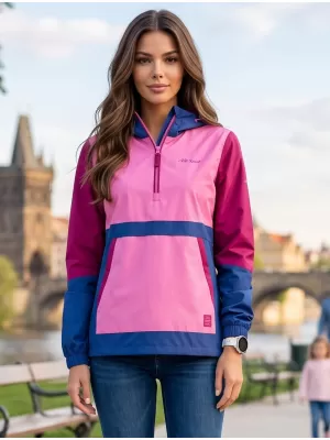 Damenjacke ALTISPORT ELENE PINK/BURGUNDER