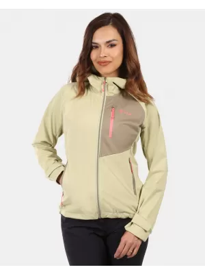 Frauen -Softshelljacke für Frauen KILPI BELTRA-W YL0110KI BEIGE