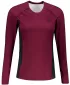 Frauen funktionales t -Shirt mit langen Ärmeln Premium ALTISPORT VOJ/ALW078TR03 WEINRÖTET