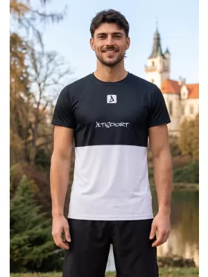 Männer funktionaler T -Shirt Premium Plus ALTISPORT VOJ/ALM051TR02 SCHWARZ