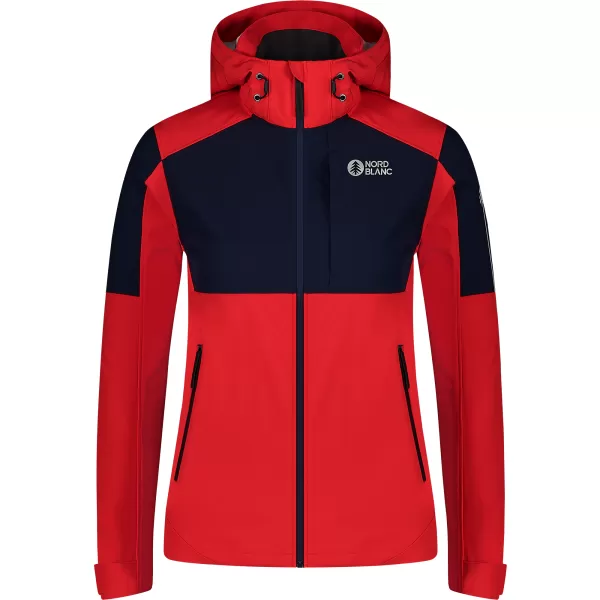  Leichte Softshelljacke für Frauen NORDBLANC ILLUSION NBSSL8190 ROT 