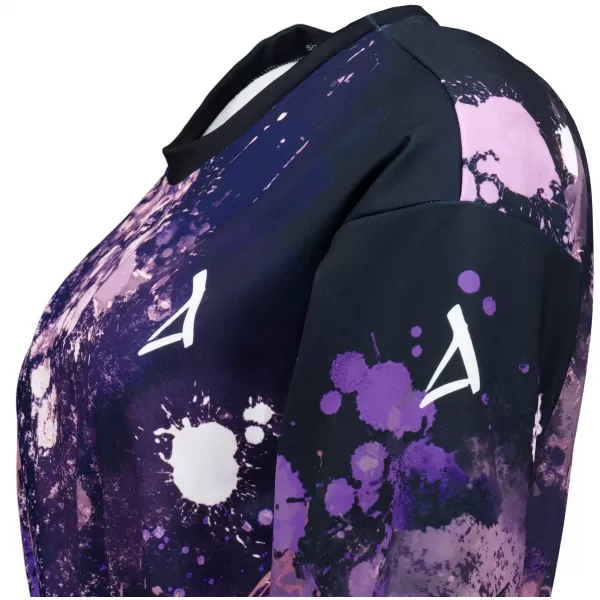  Funktionelle Sweatshirt -Premium von Frauen von Frauen ALTISPORT VOJ/ALW055MI08 SCHWARZ -VIOLETT 