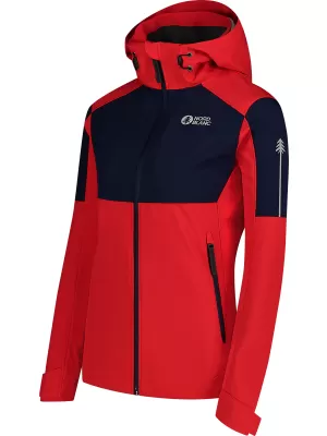 Leichte Softshelljacke für Frauen NORDBLANC ILLUSION NBSSL8190 ROT