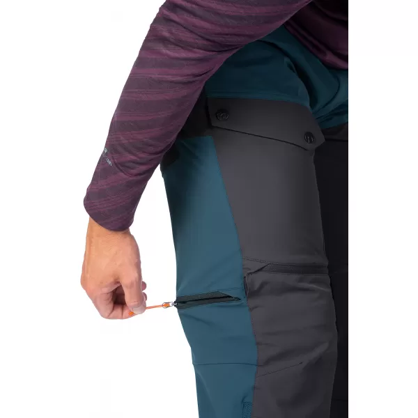  Hose HANNAH TORG Z-OFF GESCHICHTETER MEER/ANTHRAZIT 