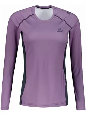 Frauen funktionales t -Shirt mit langen Ärmeln Premium ALTISPORT VOJ/ALW078TR03 LILA