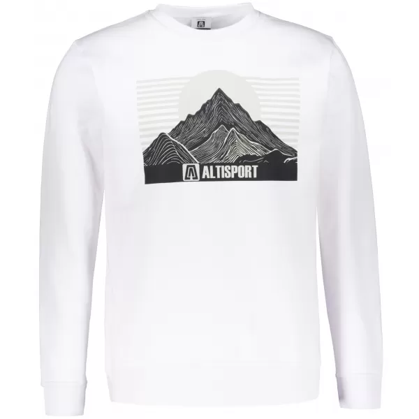  Herren -Sweatshirt ALTISPORT ALM188406 WEIß 