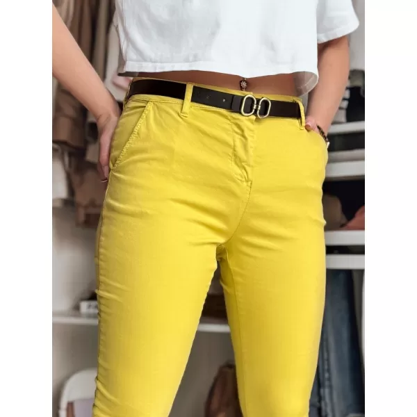  Damenhosen DSTREET LINESKA UY2579 GELB 