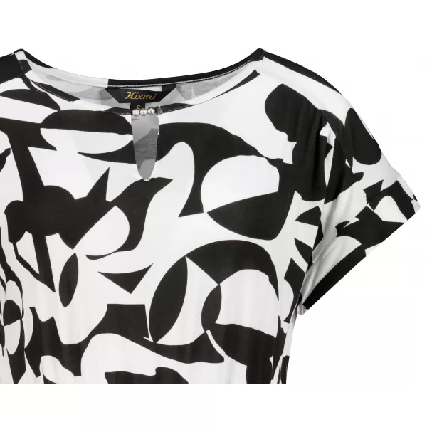  Kleid KIXMI URIA SCHWARZ/WEIß 