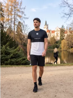 Männer funktionaler T -Shirt Premium Plus ALTISPORT VOJ/ALM051TR02 SCHWARZ