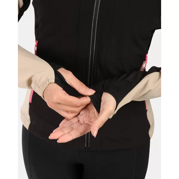  Frauen -Softshelljacke für Frauen KILPI BALEO-W YL0125KI BEIGE 