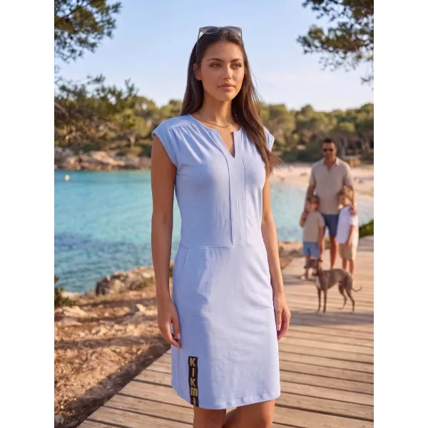  Kleid KIXMI UNEGA BLAU 