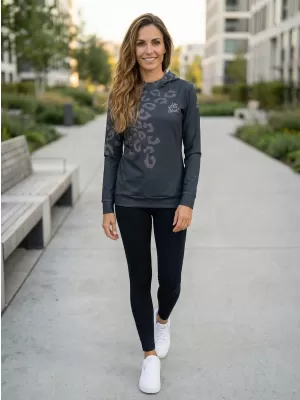 Funktionaler Sweatshirt -Prämie von Frauen ALTISPORT VOJ/ALW047MI01 SCHWARZ