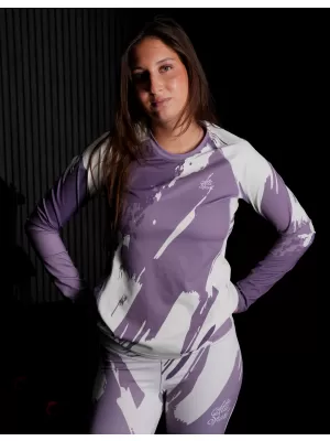 Frauen funktionales t -Shirt mit langen Ärmeln Premium ALTISPORT VOJ/ALW081TR03 LILA