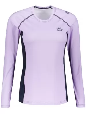 Frauen funktionales t -Shirt mit langen Ärmeln Premium ALTISPORT VOJ/ALW078TR03 LILA
