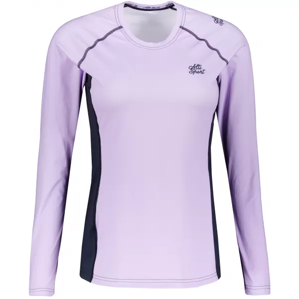  Frauen funktionales t -Shirt mit langen Ärmeln Premium ALTISPORT VOJ/ALW078TR03 LILA 