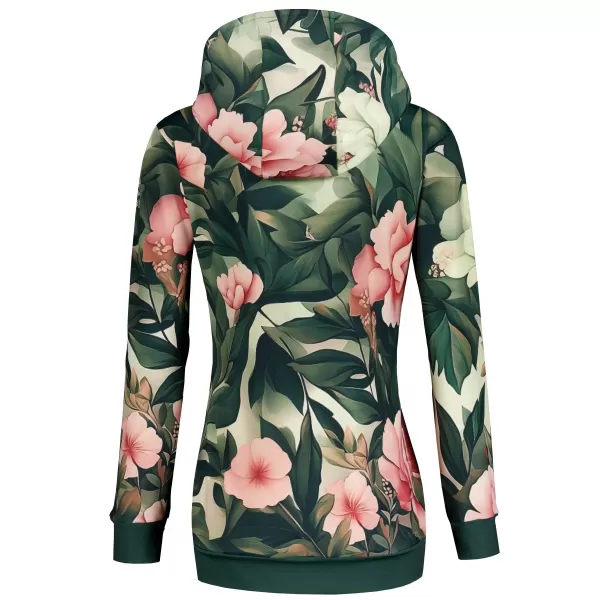  Funktionaler Sweatshirt -Prämie von Frauen ALTISPORT VOJ/ALW097MI01 ROSA BLUMEN 