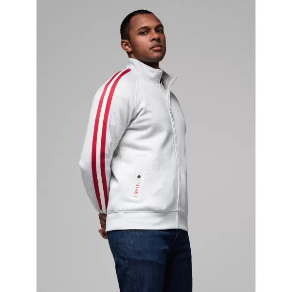  Herren -Sweatshirt OMBRE OM-SSZP-0219 GRAUE MELANGE 