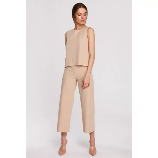  Damenbluse STYLOVE S257 BEIGE 