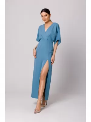 Kleid MAKOVER K163 HIMMELBLAU