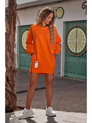 Damen-Sweatshirt MOE M676 ORANGE