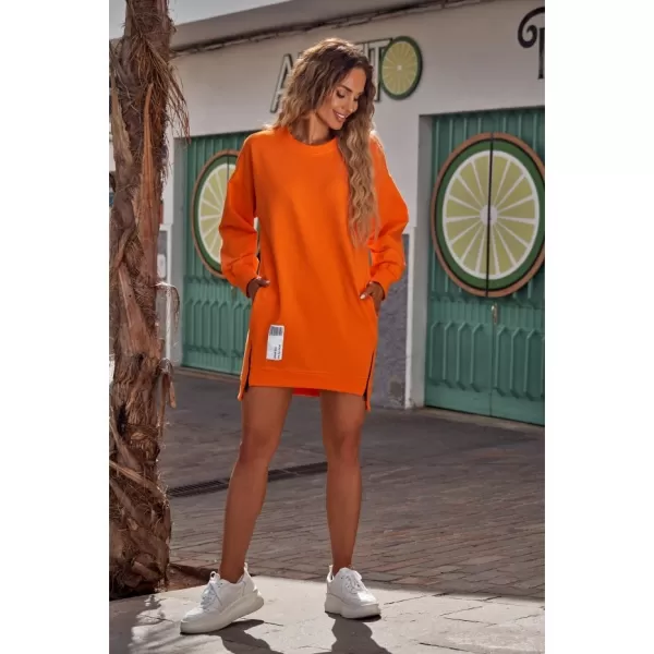  Damen-Sweatshirt MOE M676 ORANGE 