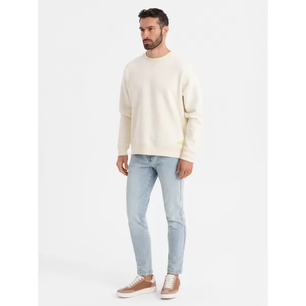  Herren -Sweatshirt OMBRE OU-SNBC-0104 CREME 