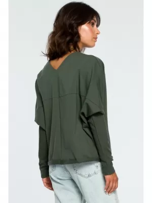 Damenbluse BEWEAR B094 MILITÄRGRÜN