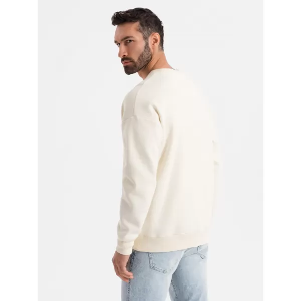  Herren -Sweatshirt OMBRE OU-SNBC-0104 CREME 