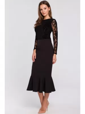 Damenrock MAKOVER K025 SCHWARZ