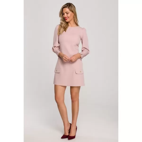  Kleid MAKOVER K148 KREPPROSA 