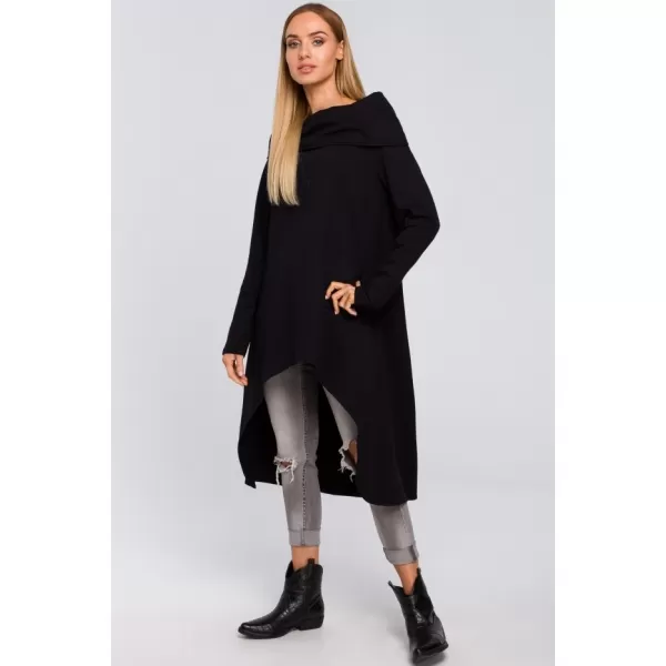  Damen-Sweatshirt MOE M477 SCHWARZ 