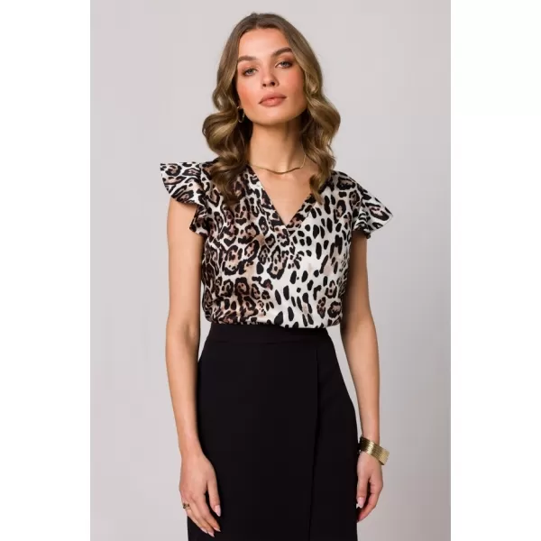  Damenbluse STYLOVE S344 WEIßES MUSTER 