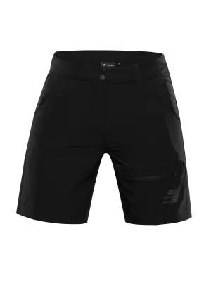 Frauen -Softshell -Shorts ALPINE PRO BAKA SCHWARZ