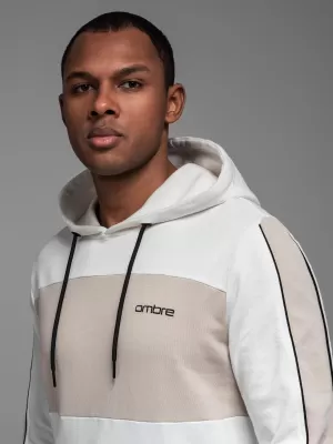 Herren Sweatshirt OMBRE OM-SSNZ-0225 WEIß