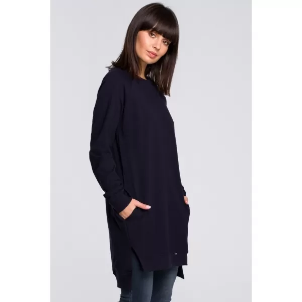  Damen-Sweatshirt BEWEAR B101 MARINEBLAU 