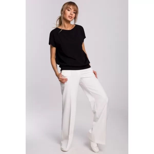  Damen-T-Shirt MOE M498 SCHWARZ 