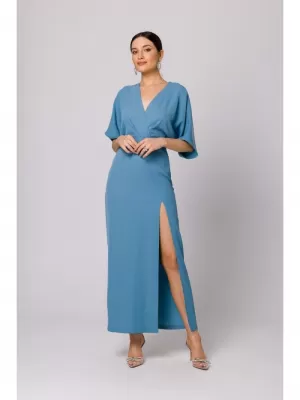 Kleid MAKOVER K163 HIMMELBLAU