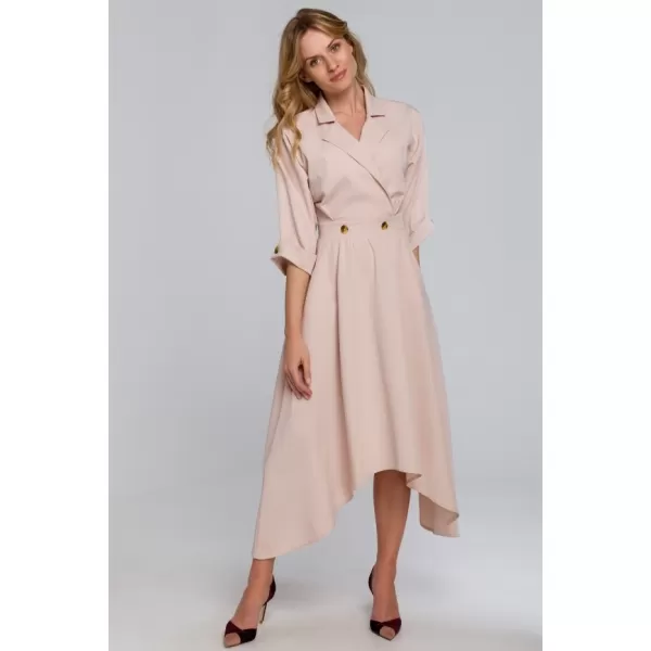  Kleid MAKOVER K086 BEIGE 