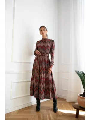 Kleid STYLOVE S291 BRAUN