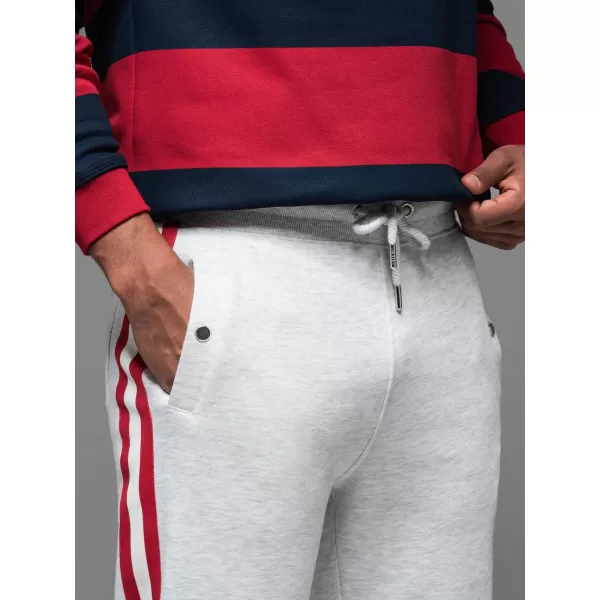  Herren -Traursanzüge OMBRE OM-PASK-0258 GRAUE MELANGE 