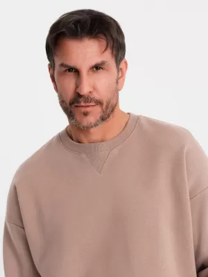 Herren -Sweatshirt OMBRE OU-SNBC-0104 BRAUN