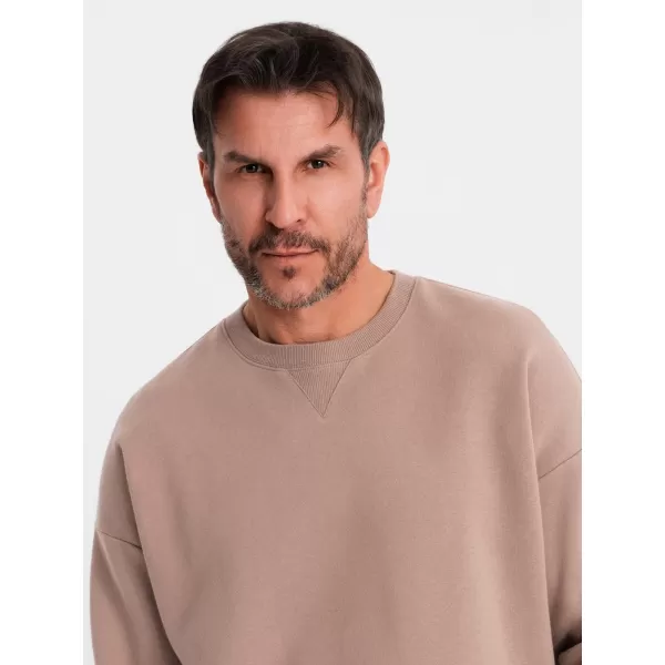  Herren -Sweatshirt OMBRE OU-SNBC-0104 BRAUN 