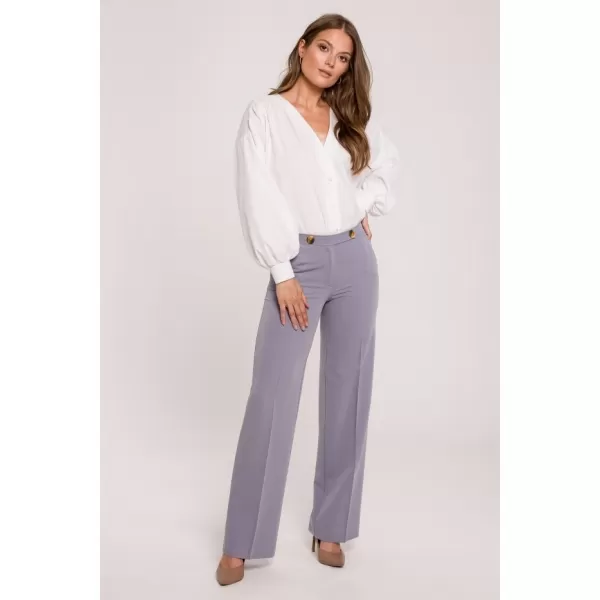  Damenhosen MAKOVER K114 TAUBENGRAU 