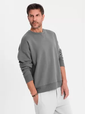 Herren -Sweatshirt OMBRE OU-SNBC-0104 GRAU