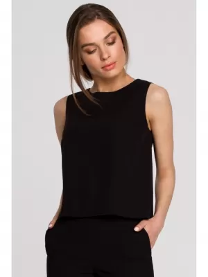 Damenbluse STYLOVE S257 SCHWARZ
